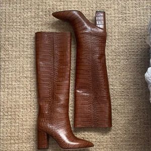 Paris Texas Moc Croc Boot